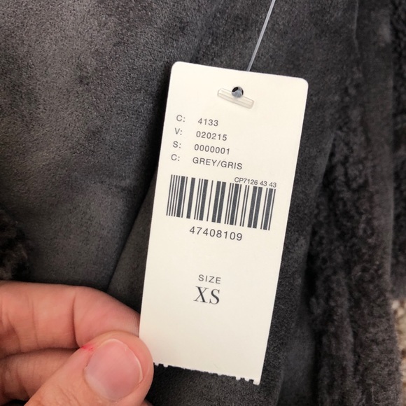 NWT Anthropologie Marrakech Aviator Gray Coat - Picture 6 of 7